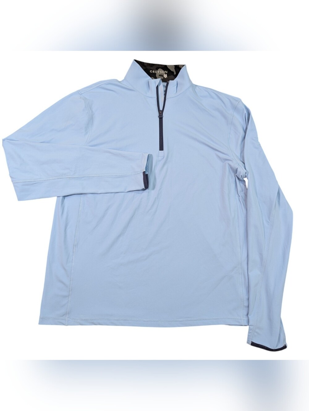 Grayson Guide Sport Quarter Zip Golf Pullover Performance Size Medium Preppy